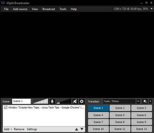 xsplit broadcaster