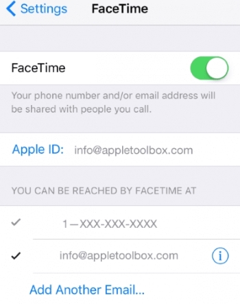 ensure you use the right contact details