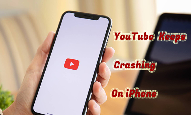 youtube crashing on iphone