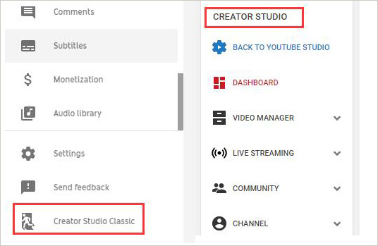 youtube creator studio