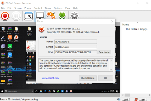 zd soft screen recorder
