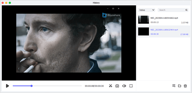 preview recordings