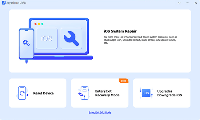 joyoshare ultfix ios system recovery win