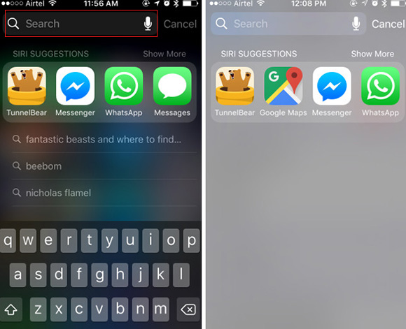 spotlight search