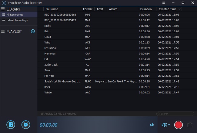 run joyoshare audio recorder