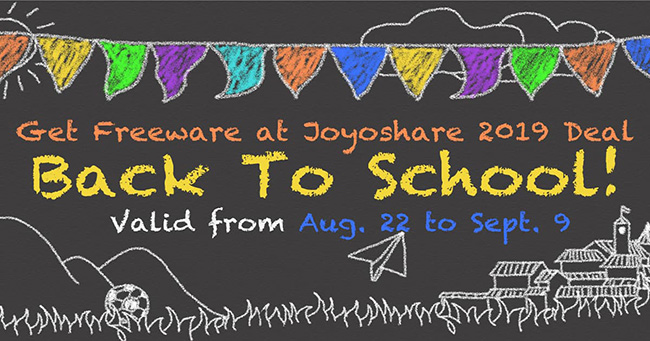 joyoshare 2019 back to school deal