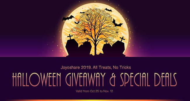 joyoshare 2019 halloween deal
