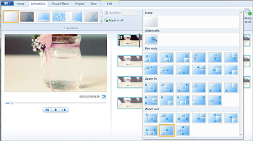 crop video in window movie maker